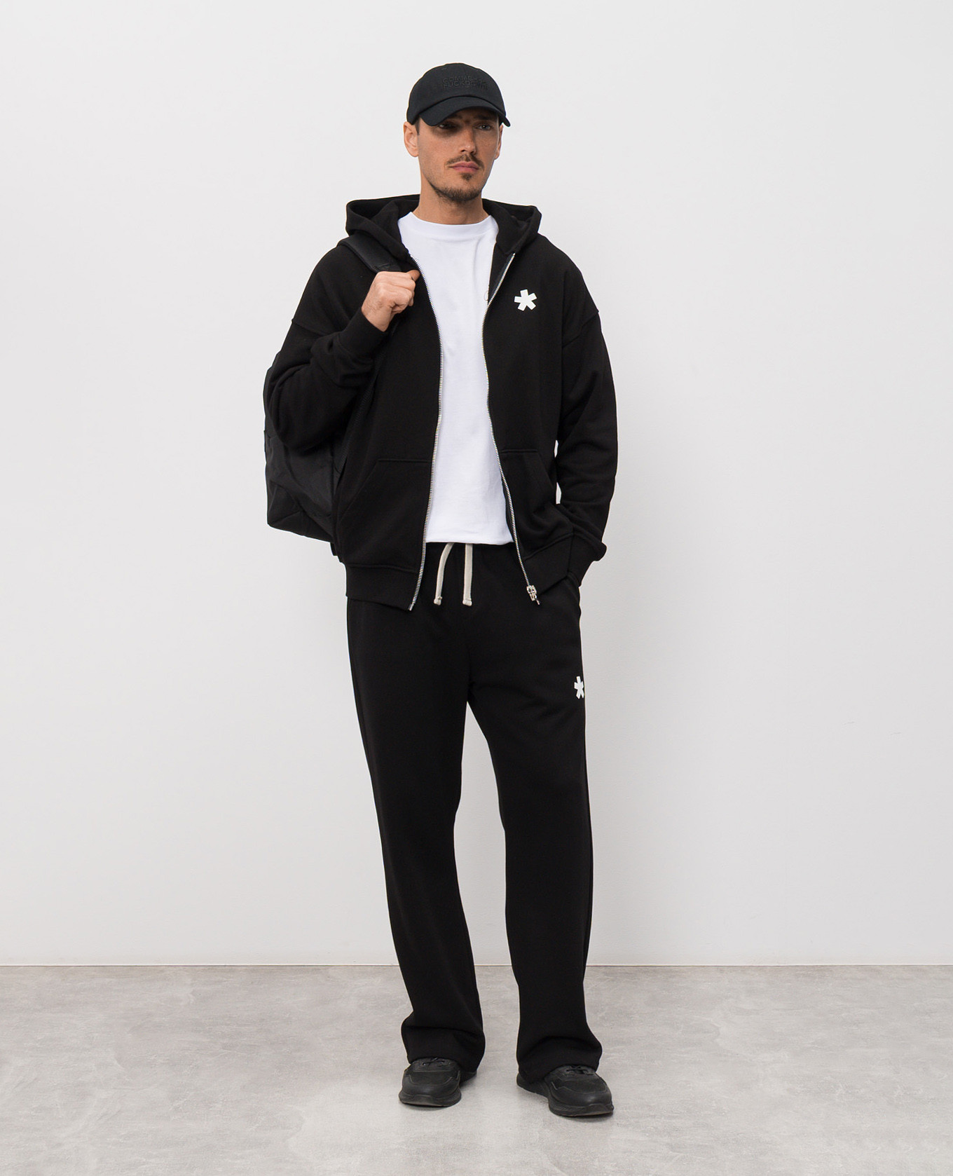 

Black sweatpants with logo print Comme des Fuckdown
