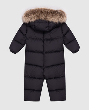 Moncler ENFANT Yorick children's blue down jumpsuit L29511G00001597YW