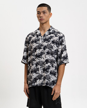 AMIRI Grey Wolves Camp Shirt AMTOSH1039