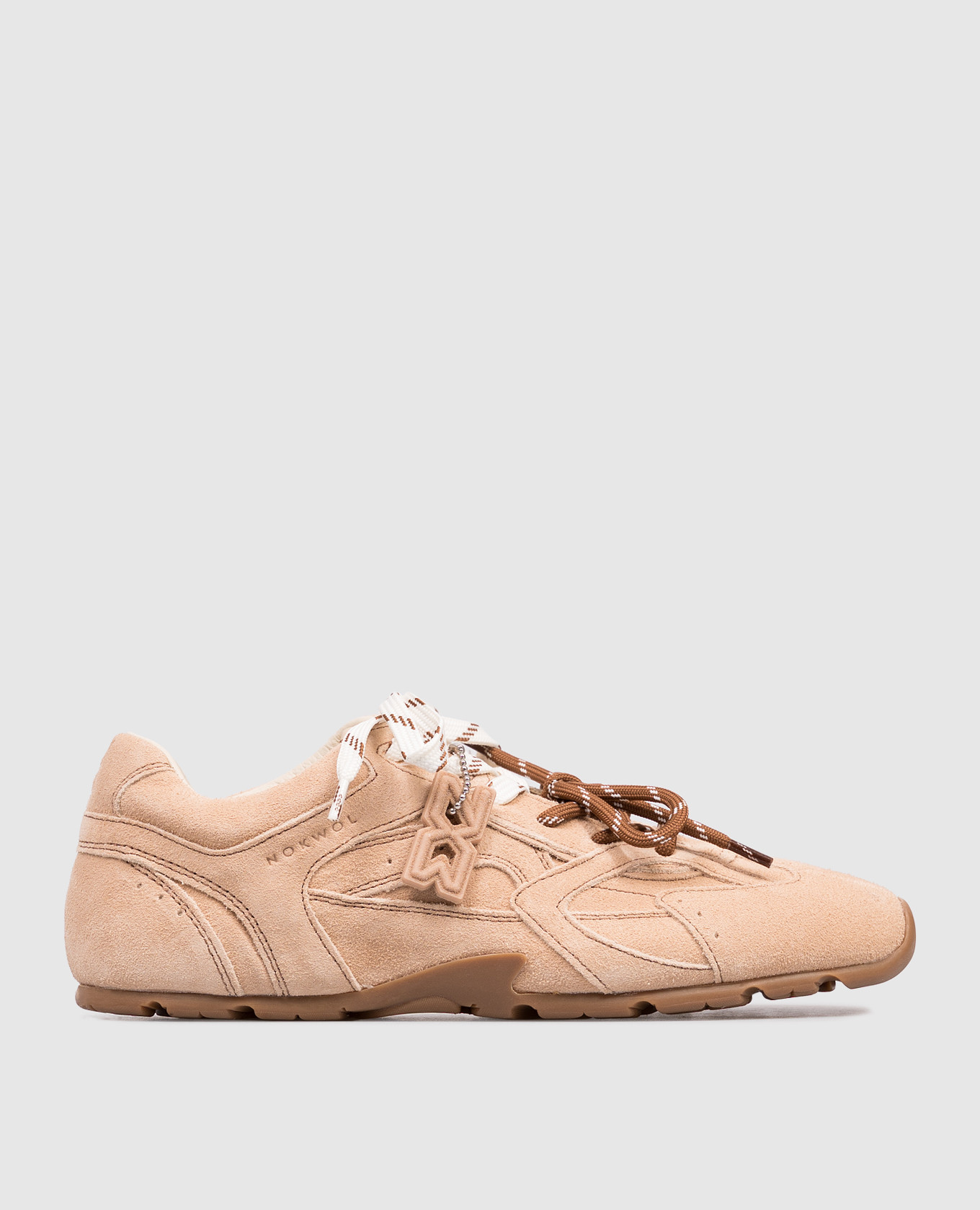 Beige suede Atlas sneakers