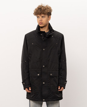Off-White Black jacket with logo embroidery 44MEC03EF26F001