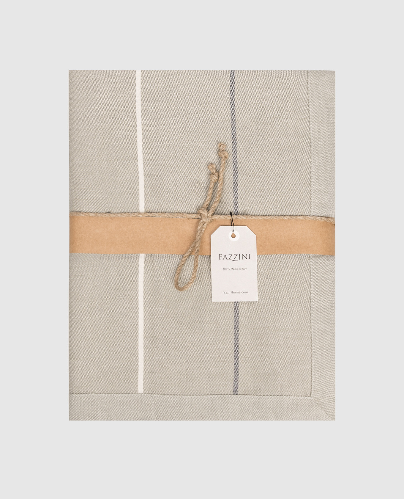 

OUTFIT gray striped tablecloth Fazzini, Grey