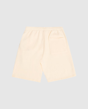 Sporty & Rich Children's yellow insulated shorts with logo print SH04976301YE02