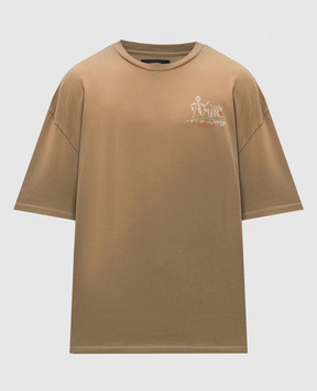 AMIRI Brown Studio T-shirt AMTOJR1155