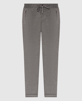 Marco Pescarolo Gray wool and cashmere pants CARACCIOLO5429