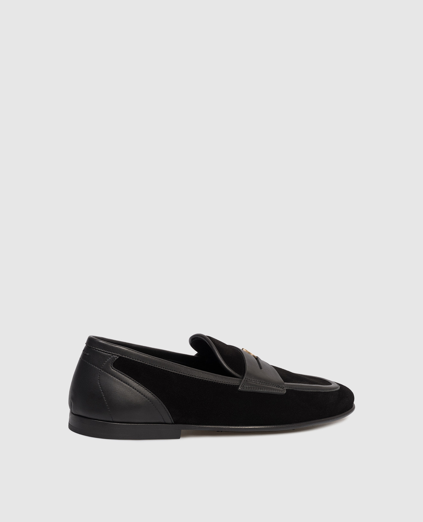 

Black suede loafers with DG logo monogram Dolce&Gabbana