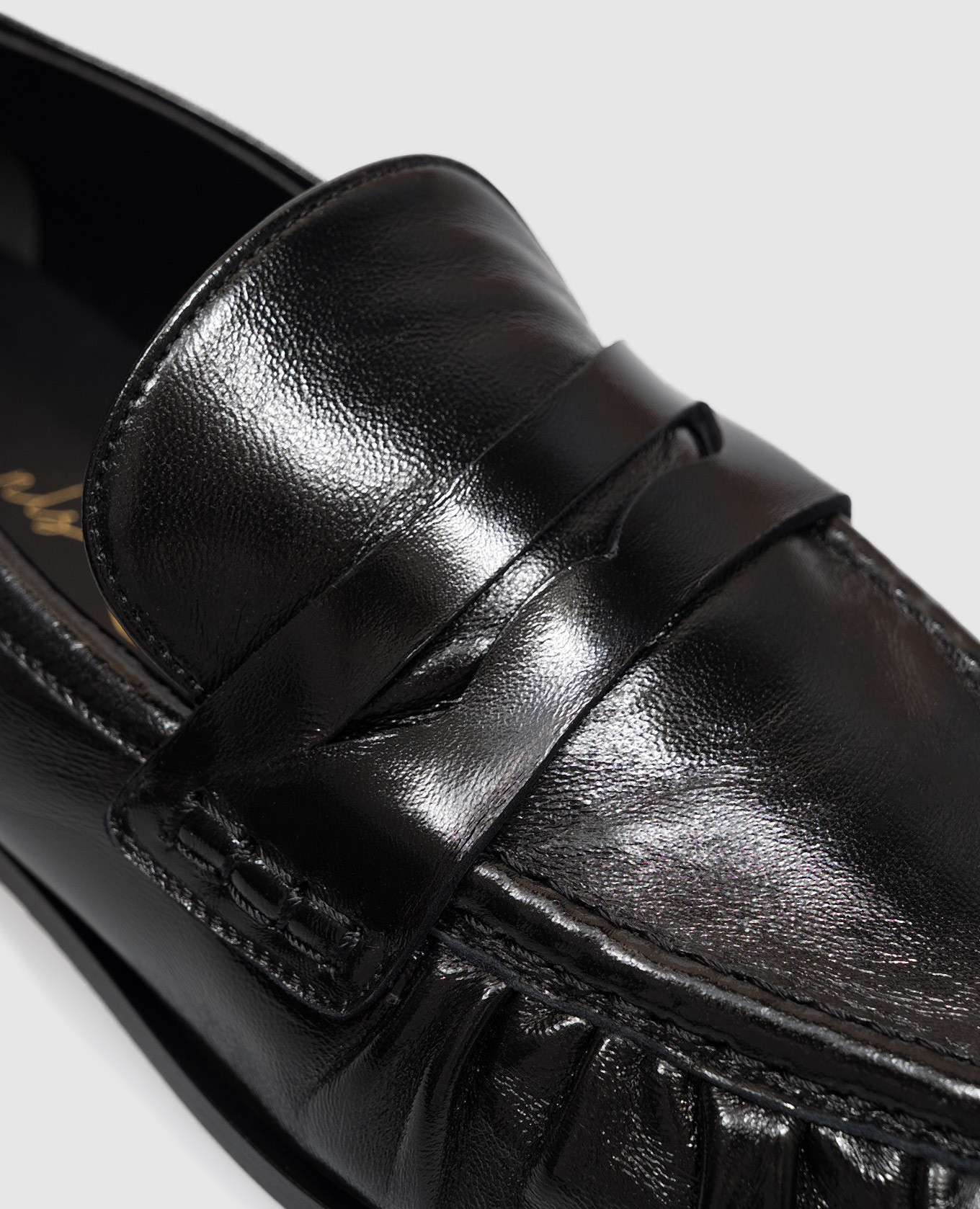 Black leather loafers Babe Pay Pls 5