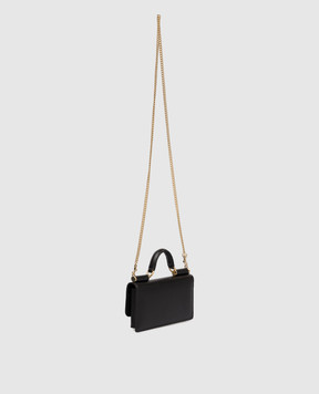 Dolce&Gabbana Black leather bag with logo BI3280A1001