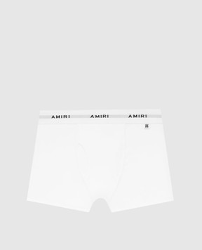 AMIRI Set of white boxer briefs with logo pattern AMUWBF1001