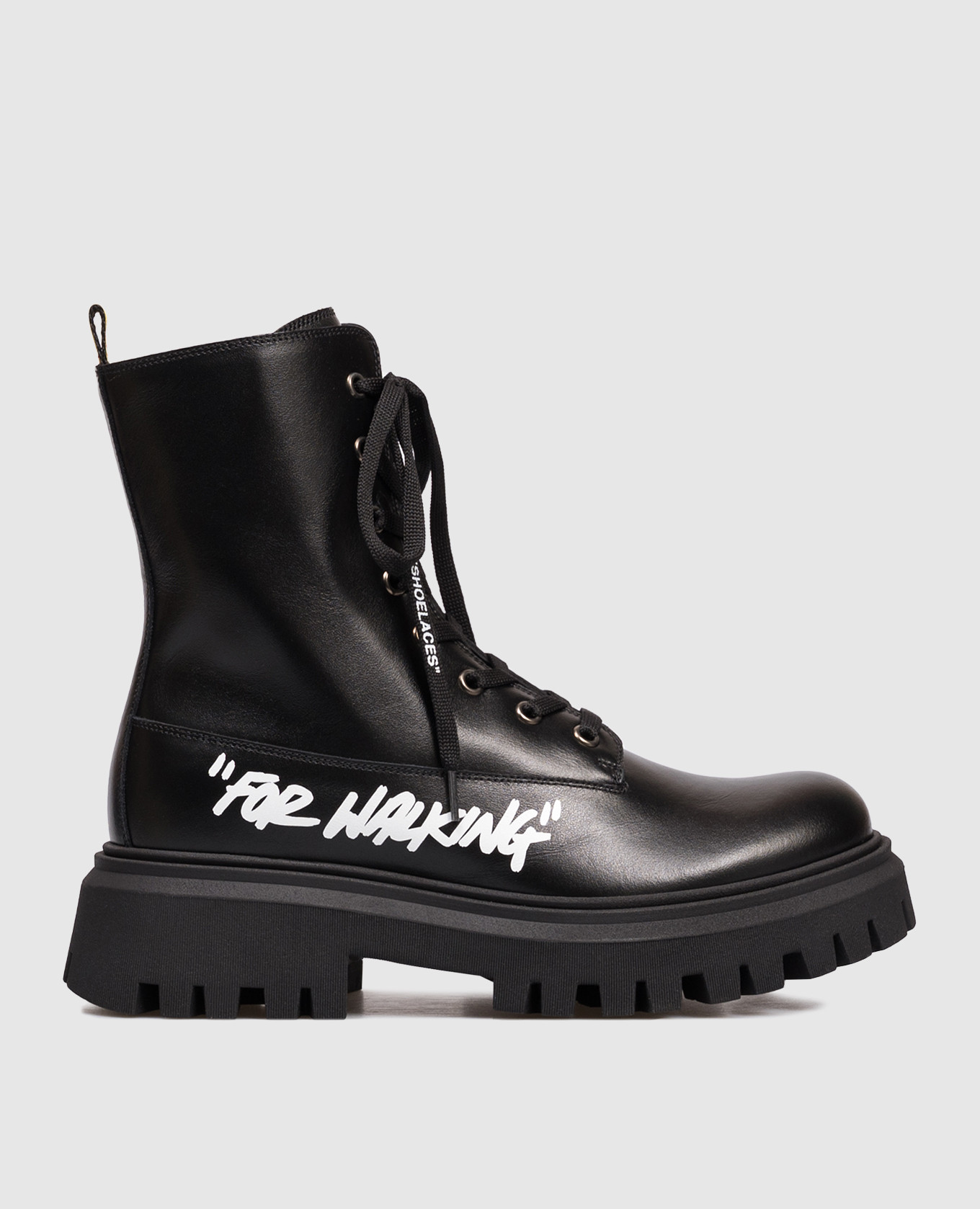 

Children's black leather shoes For Walking Off-White