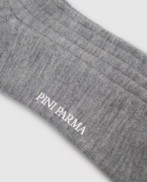 Pini Parma Gray wool socks SOCKLIGR