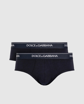 Dolce&Gabbana Set of blue briefs M9C03JONN95