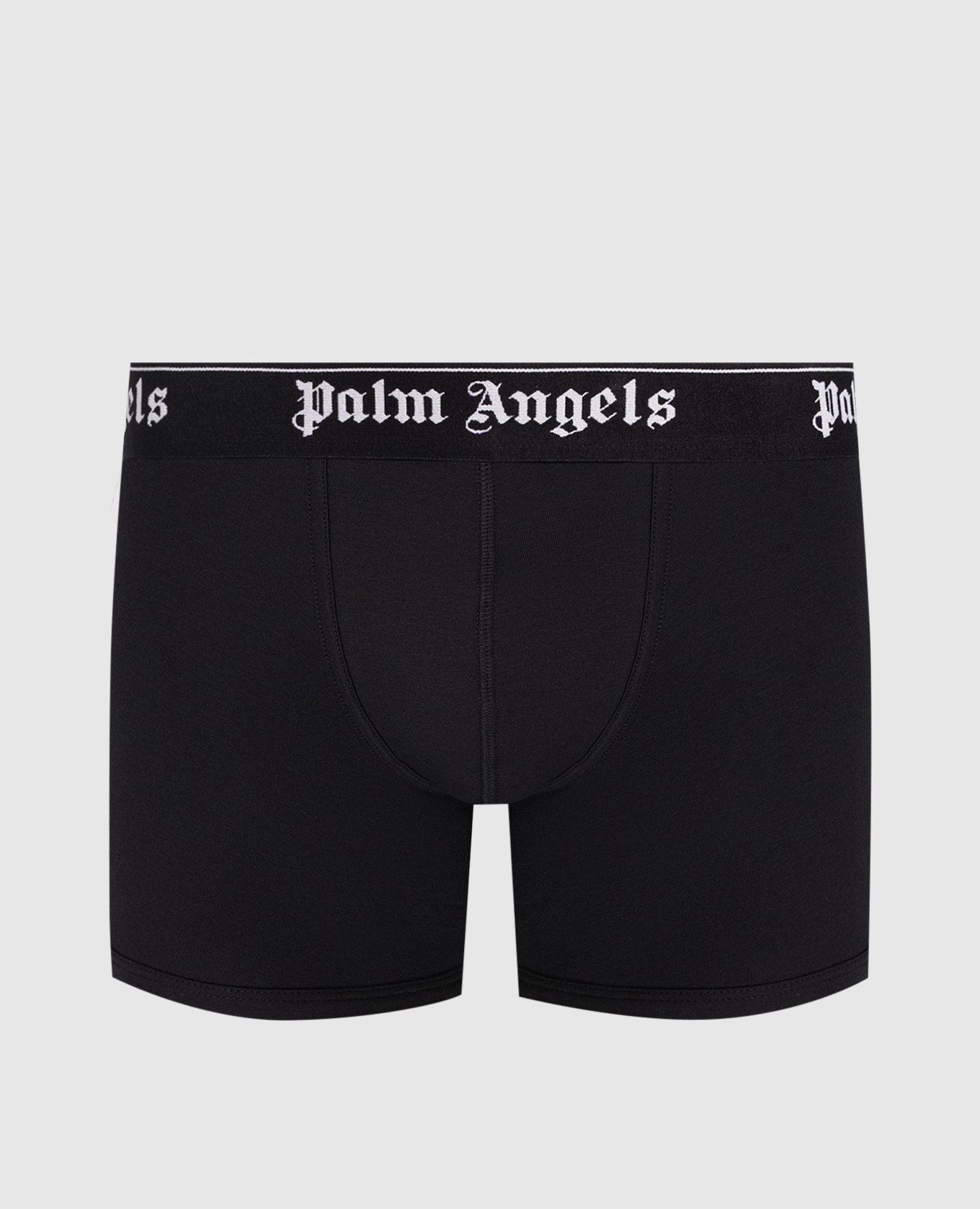 Set of black trunks with logo