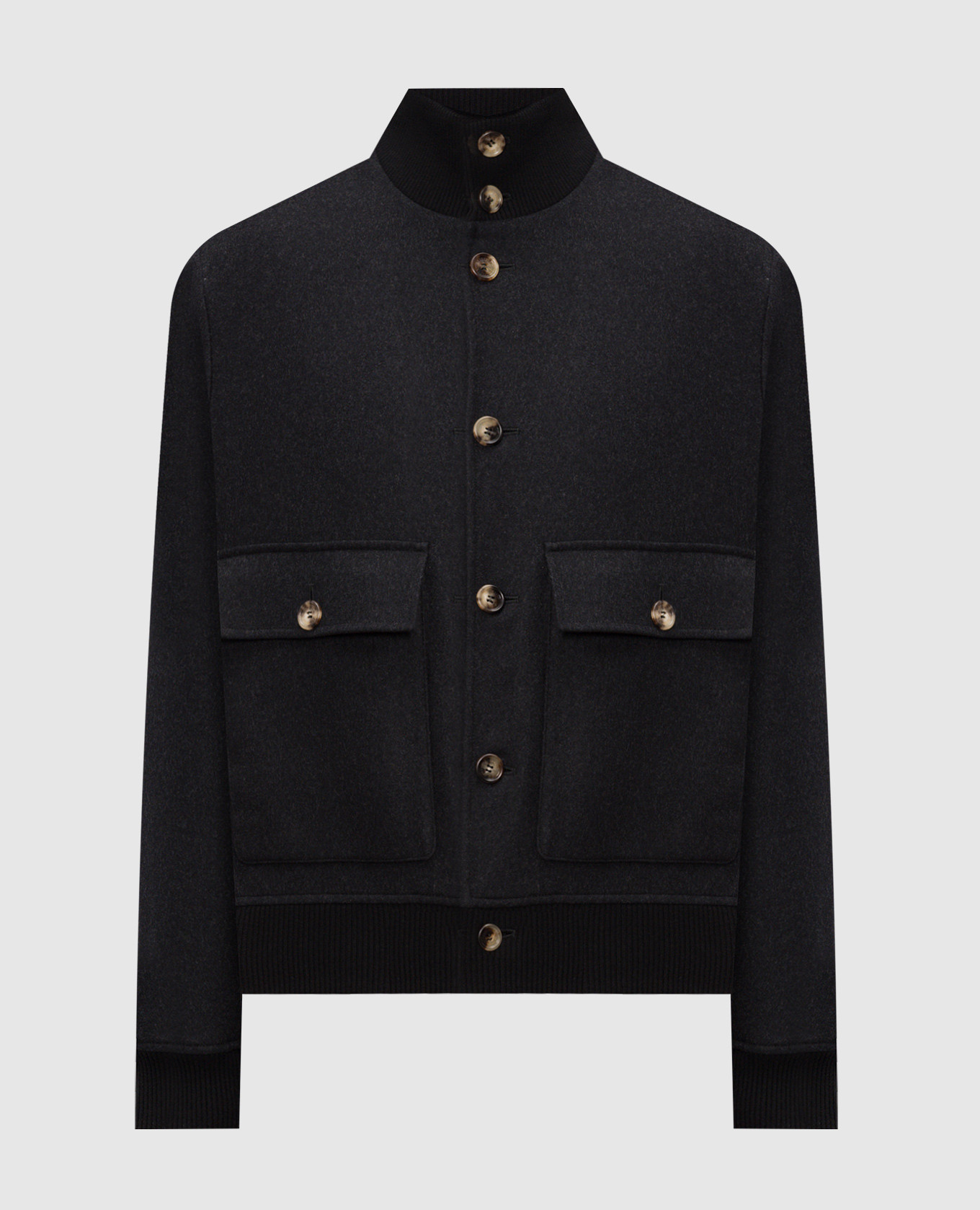 Black wool jacket Brunello Cucinelli