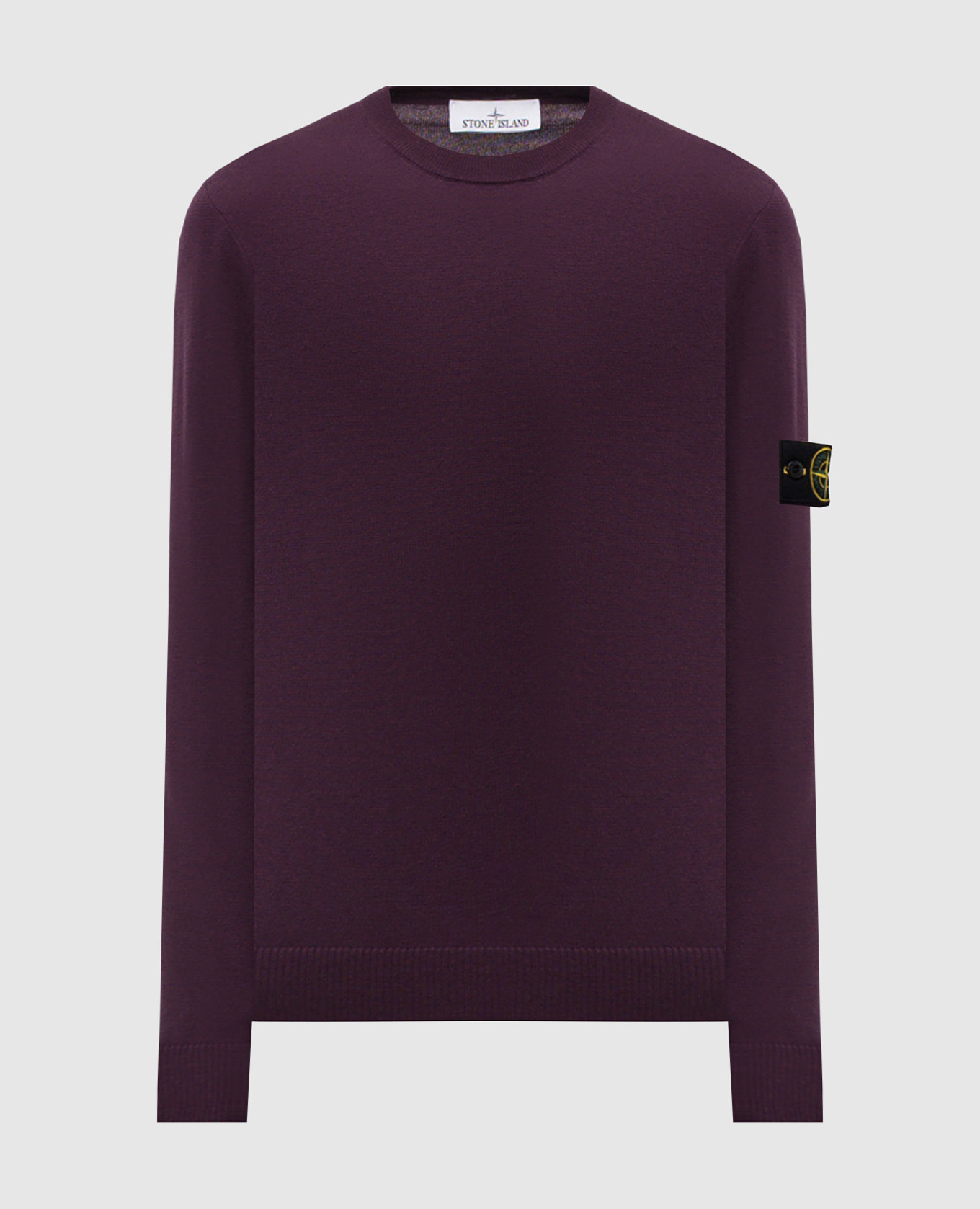 

Purple wool jumper with logo Stone Island, Violet