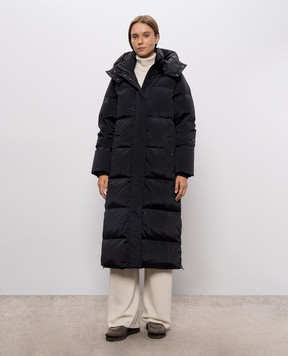 Woolrich Black elongated down jacket CFWWOU2108FBUT1148