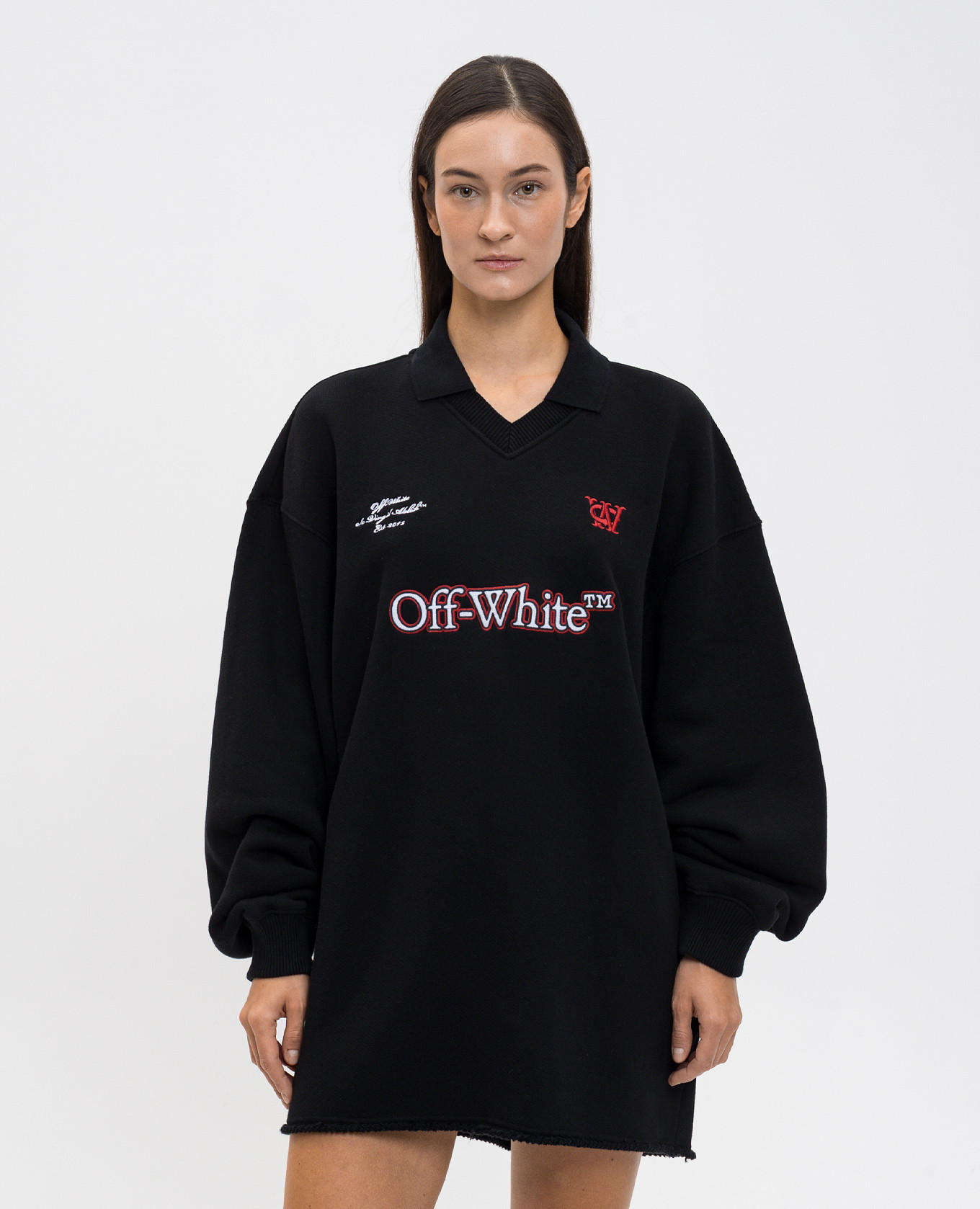 Black dress with logo Off-White 3