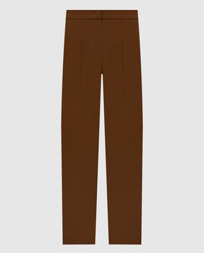 Max Mara Brown ACINO wool trousers MXMACINO
