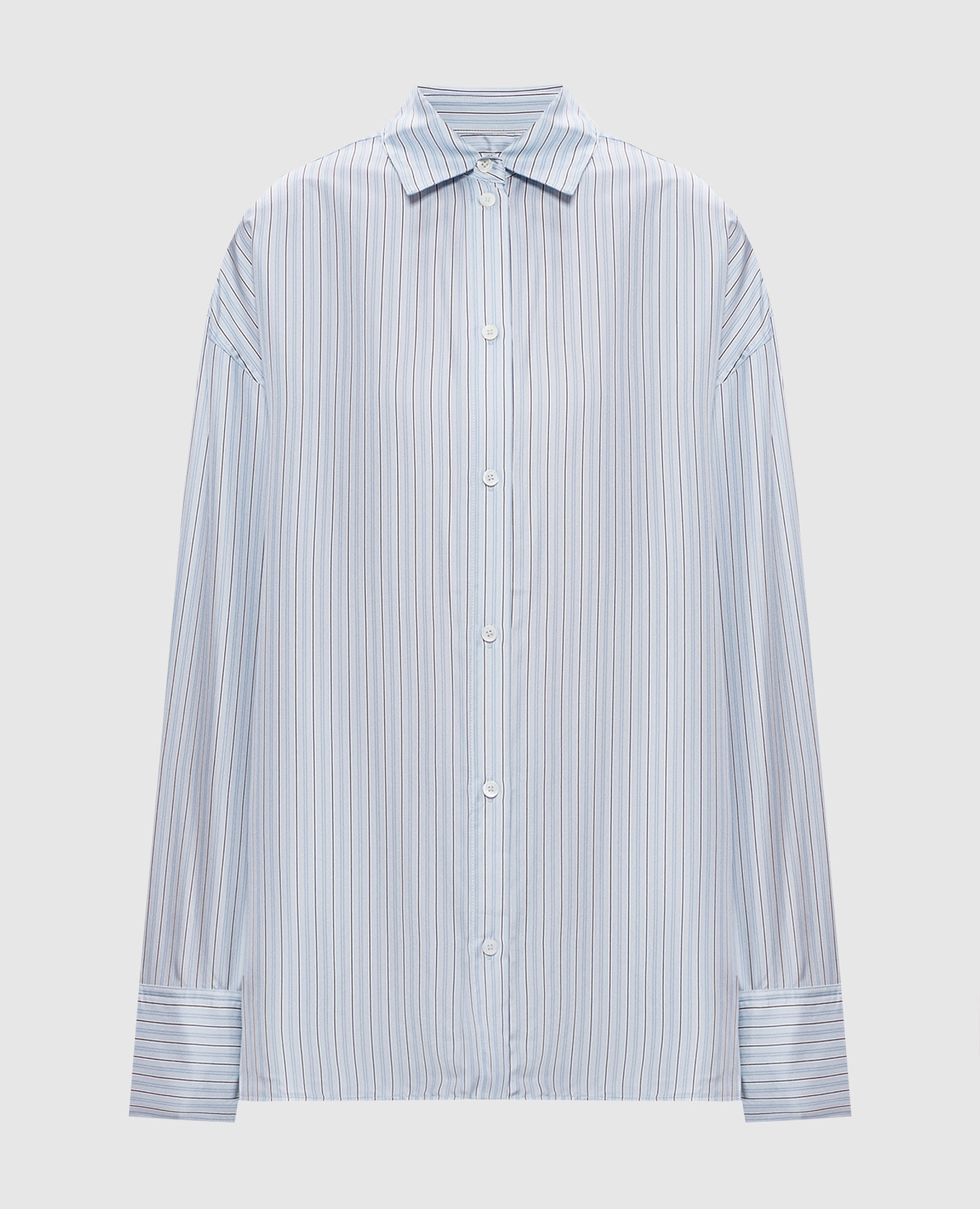 

Blue striped silk blouse Toteme, Light blue
