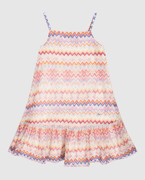 Missoni Children's dress with silk in a branded print MY1C32K0286810