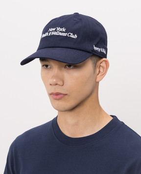Sporty & Rich Blue cap with embroidered inscription AC040710083BL106