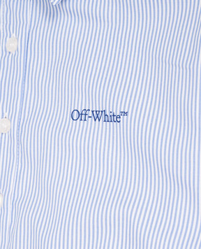 Off-White Children's blue striped shirt 44BGA00AF5F002