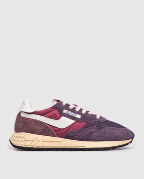 AUTRY Purple REELWIND combination sneakers A1UNWWLW3T01