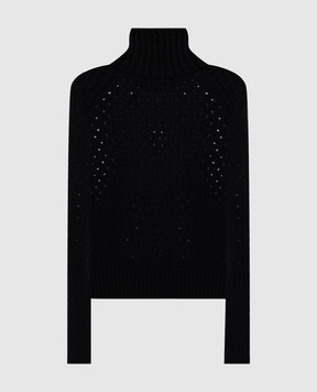 Ermanno Scervino Black cashmere sweater D495M324JBV