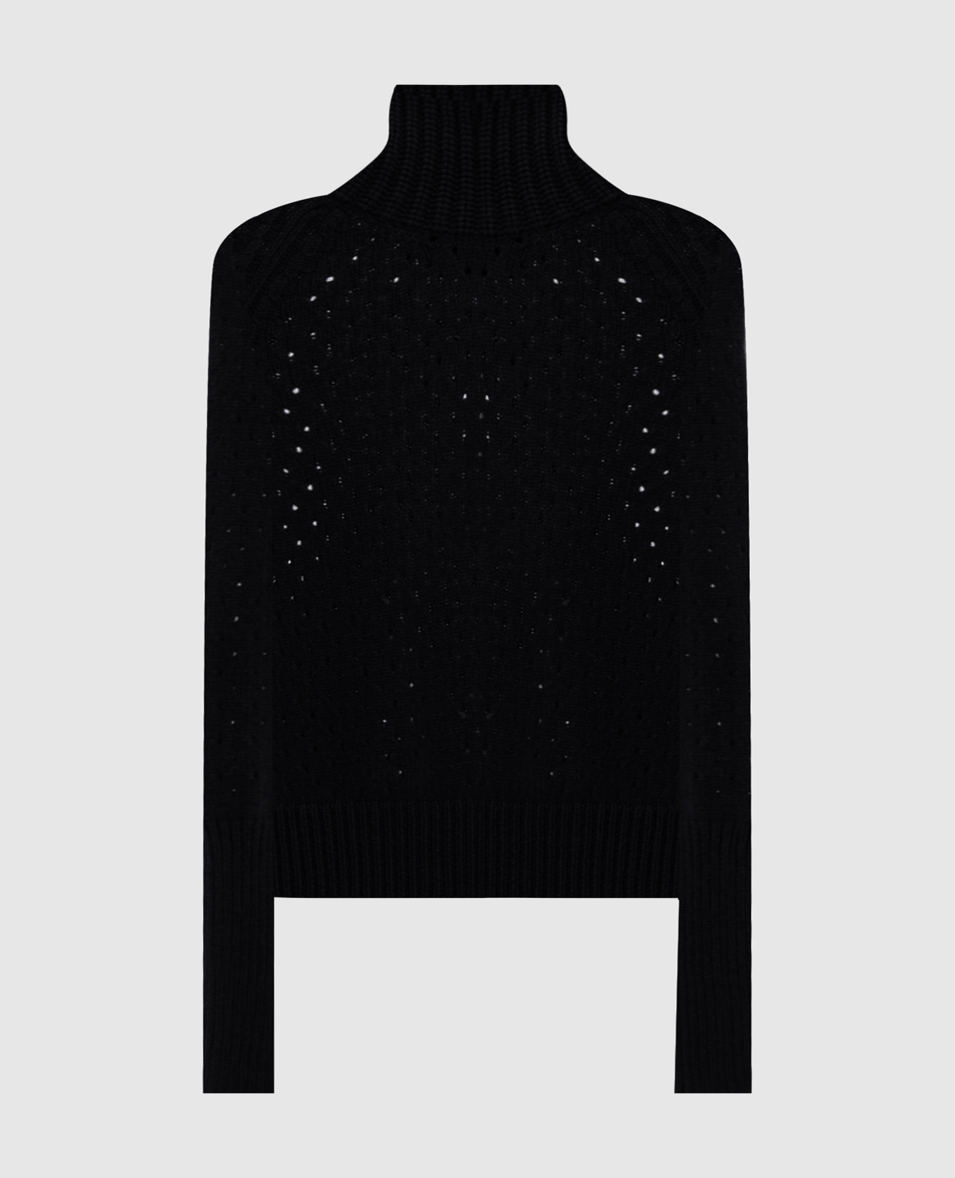 Black cashmere sweater