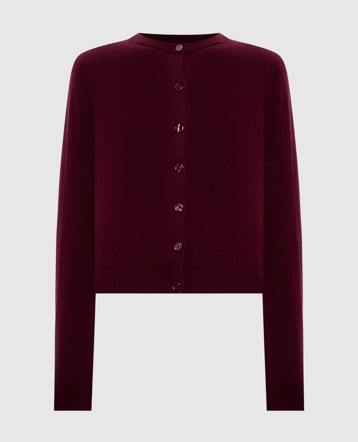 

Burgundy cardigan WKDNEBBIA made of wool and cashmere Max Mara Weekend