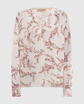 Twinset Ivory floral cardigan 262TP3431