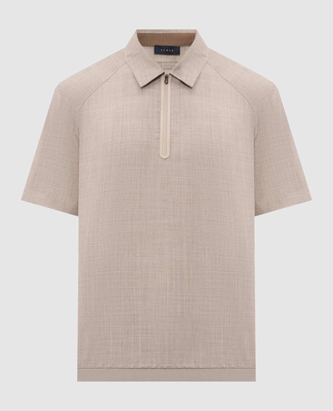 Beige wool polo shirt Sease