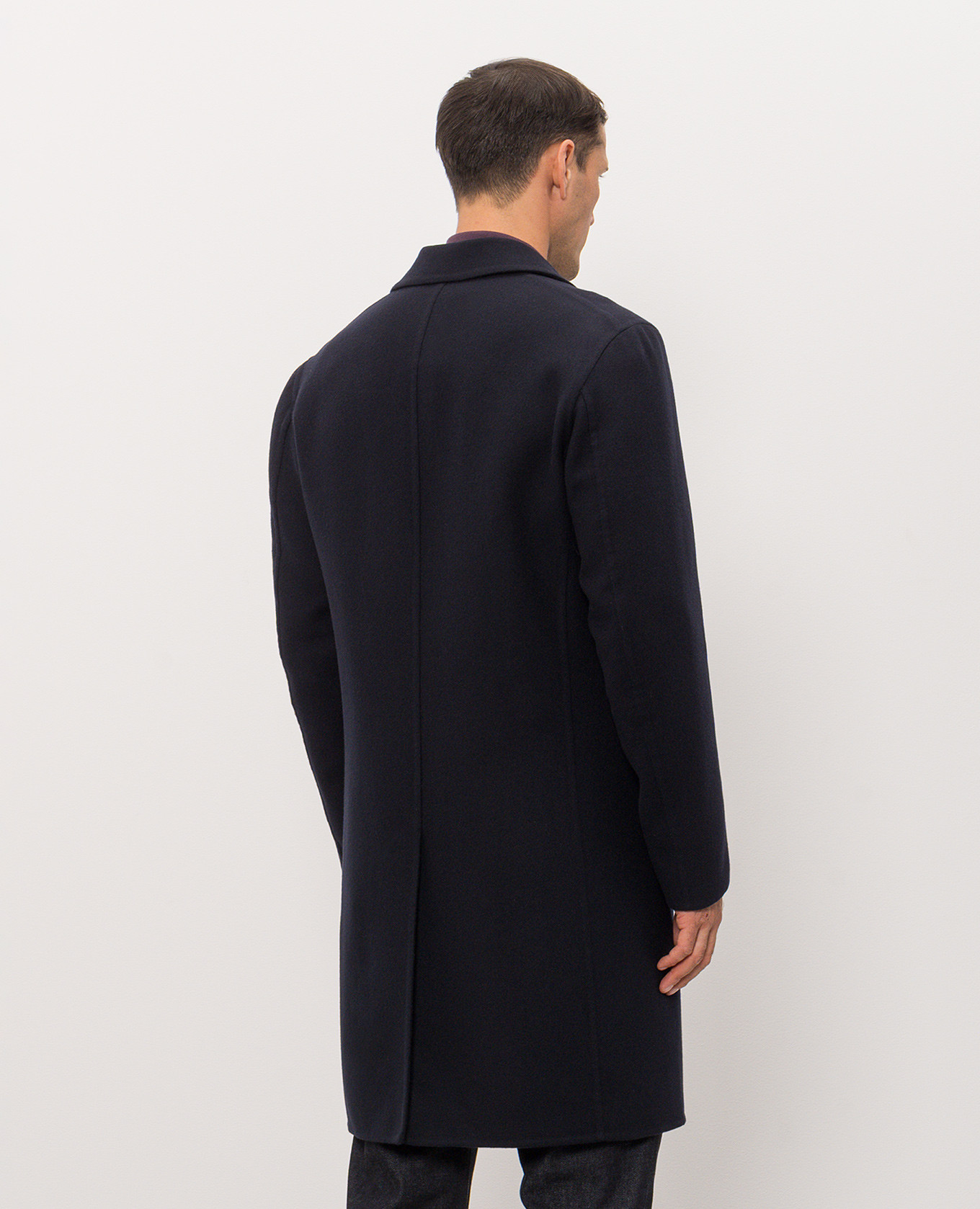 Blue wool coat Stefano Ricci 4