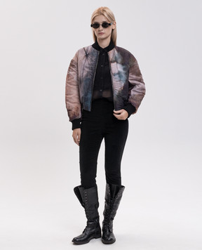 Masnada Reversible down bomber jacket 8102