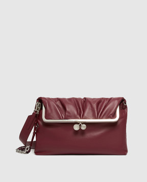 Max Mara Weekend Burgundy leather bag ASLALOM WKASLALOM