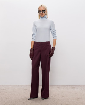 Allude Blue wool and cashmere turtleneck 26517013
