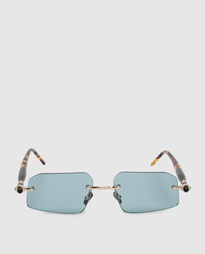 Kuboraum Gold Sunglasses P64 KRSP64LGGH00004E