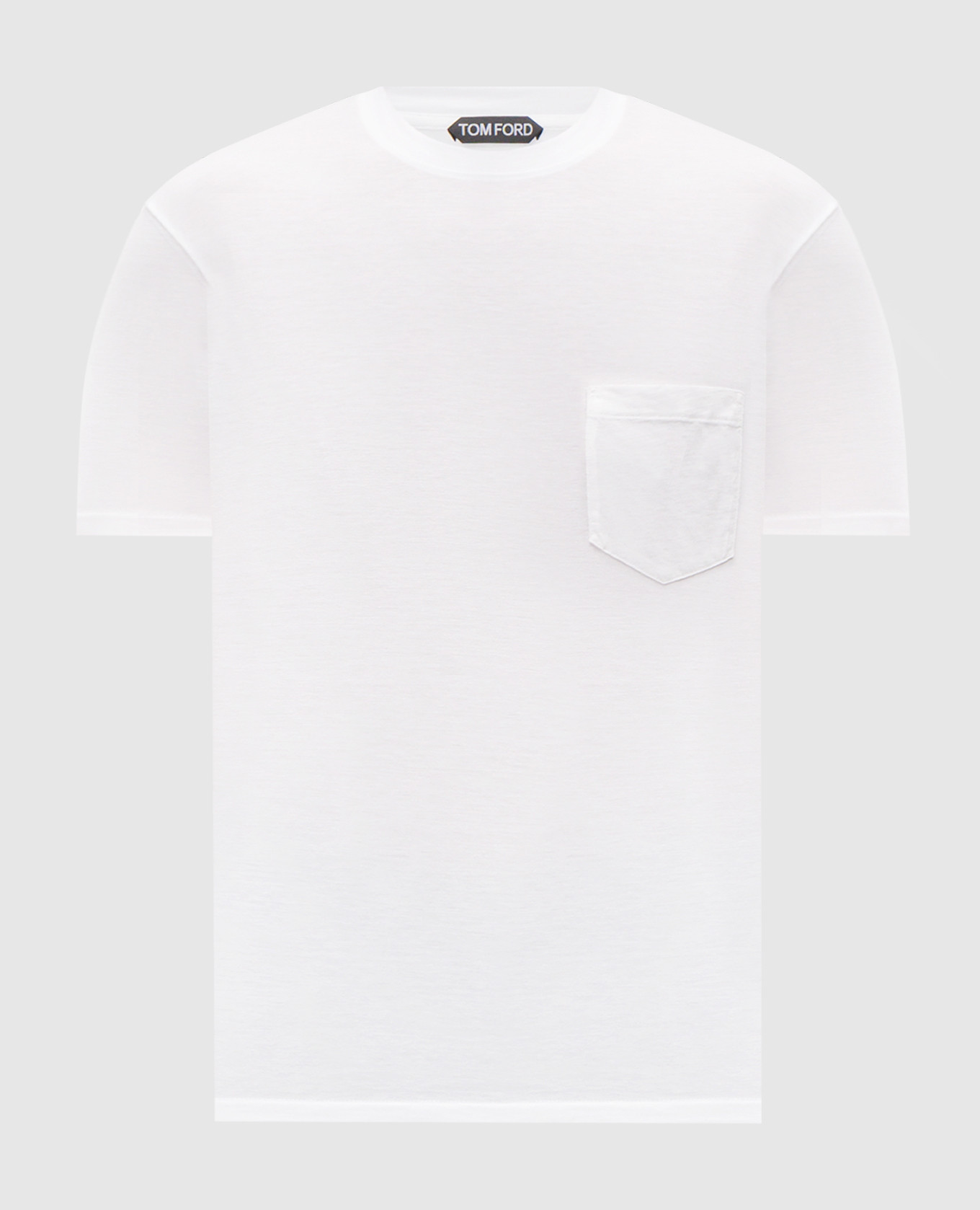 White T-shirt with silk
