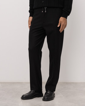 Brett Johnson Black wool pants FW26P51LP991NOI