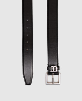 Balenciaga Black leather Hourglass Belt 8674992ACI5