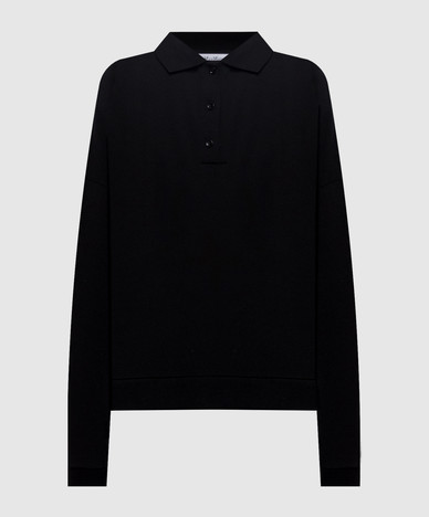 Black ALPACA wool jumper
