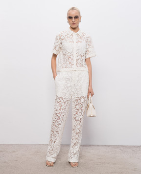 Simkhai Annaelle ivory lace blouse 3262002FL