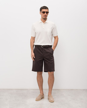 Agnona Brown shorts T809U1YU2112