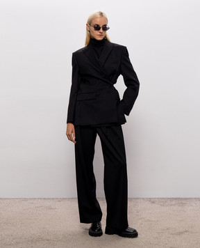 Juun.j Black pants with wool JW6821W005