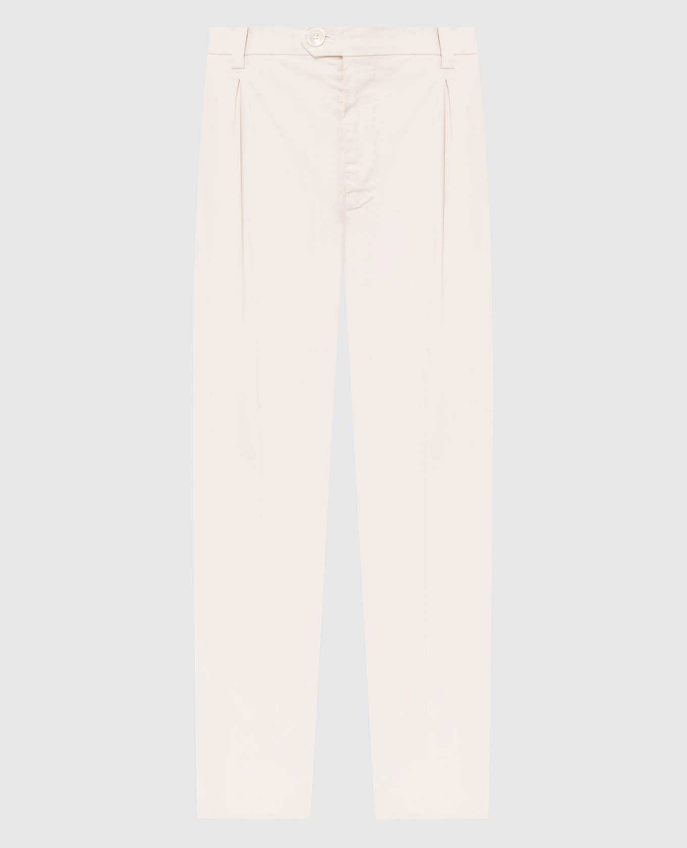 Ivory pants with patch