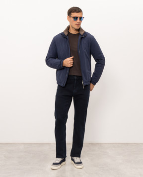 Doriani Cashmere Blue jacket A428COLMST326T
