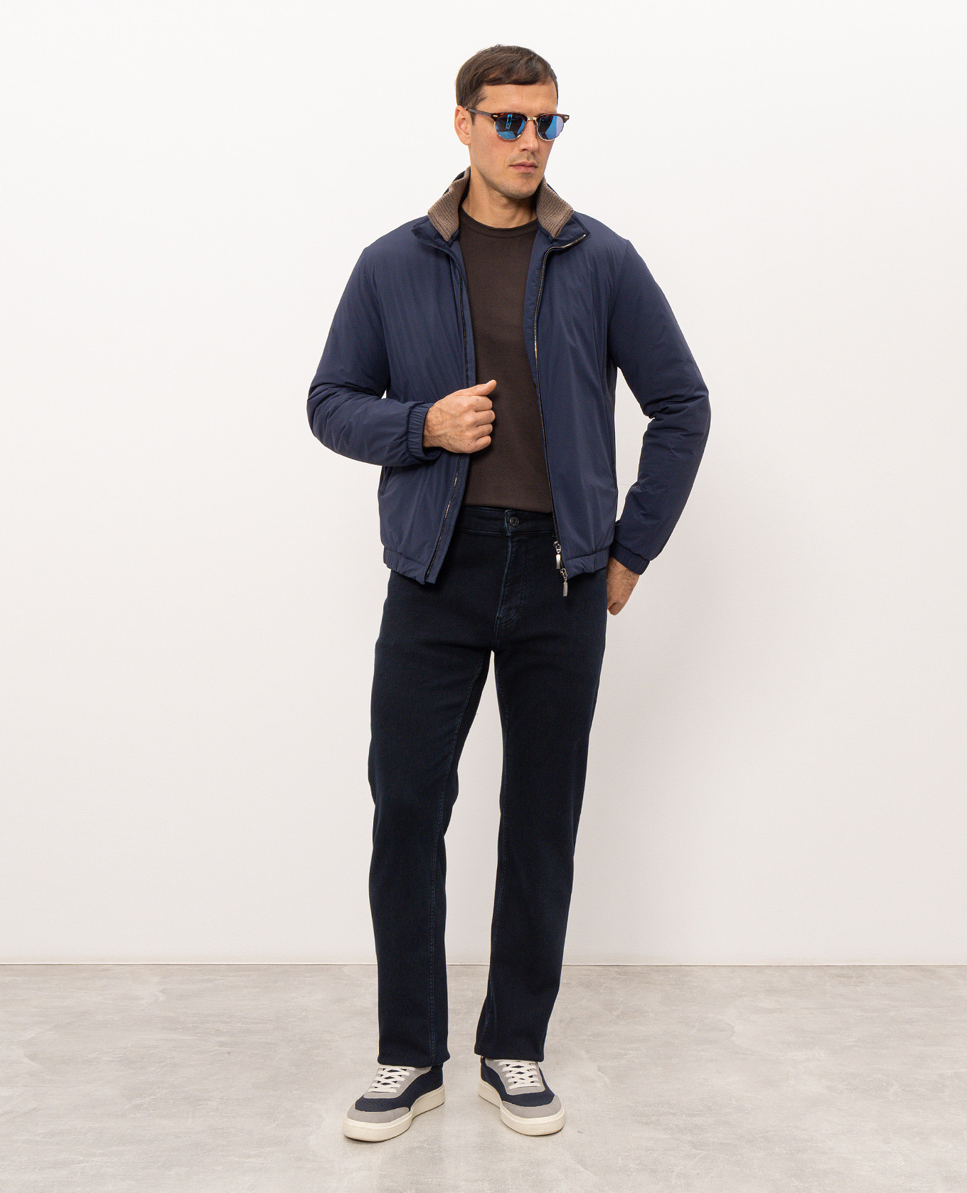 Blue jacket Doriani Cashmere 2