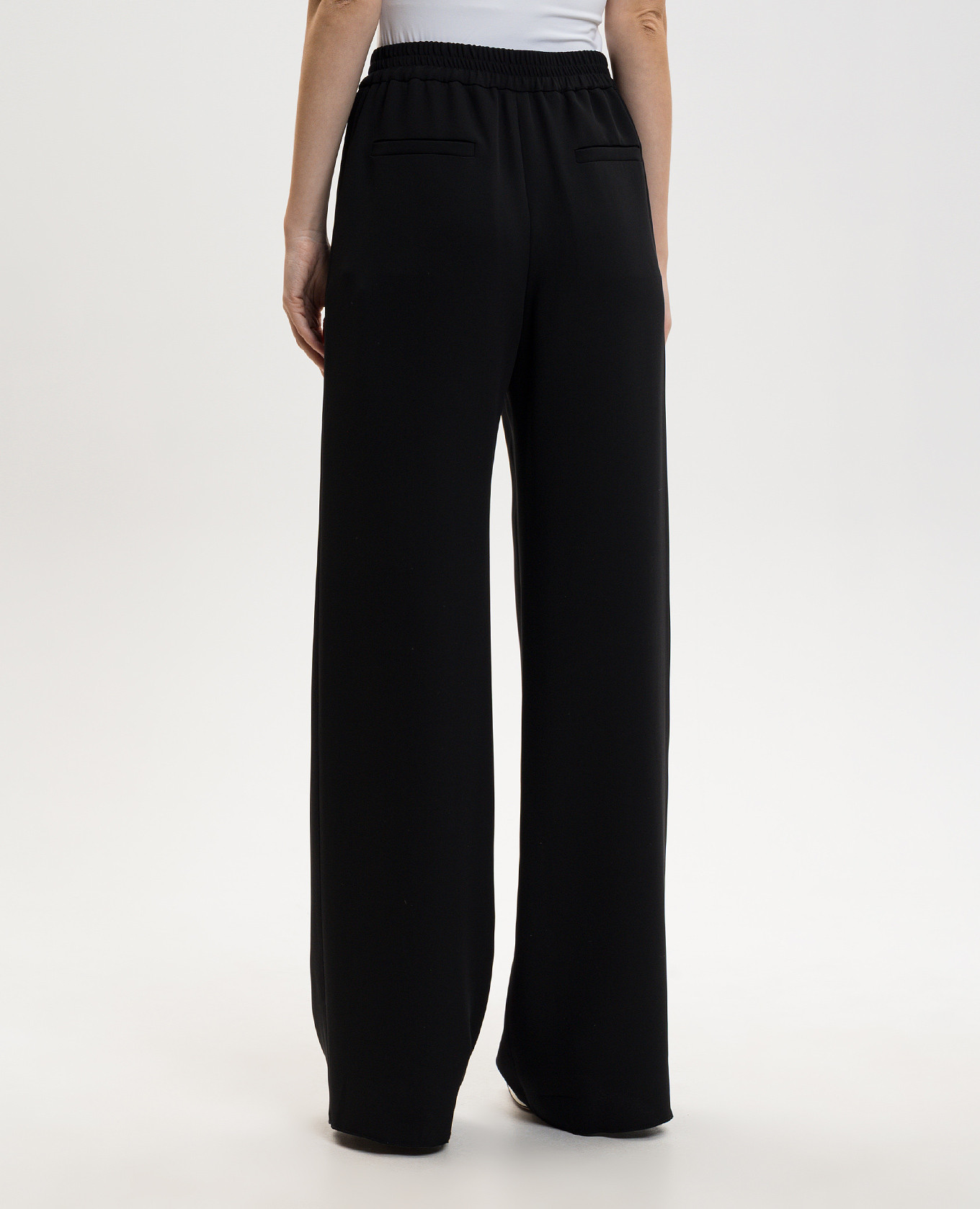 Black silk pants Valentino 3