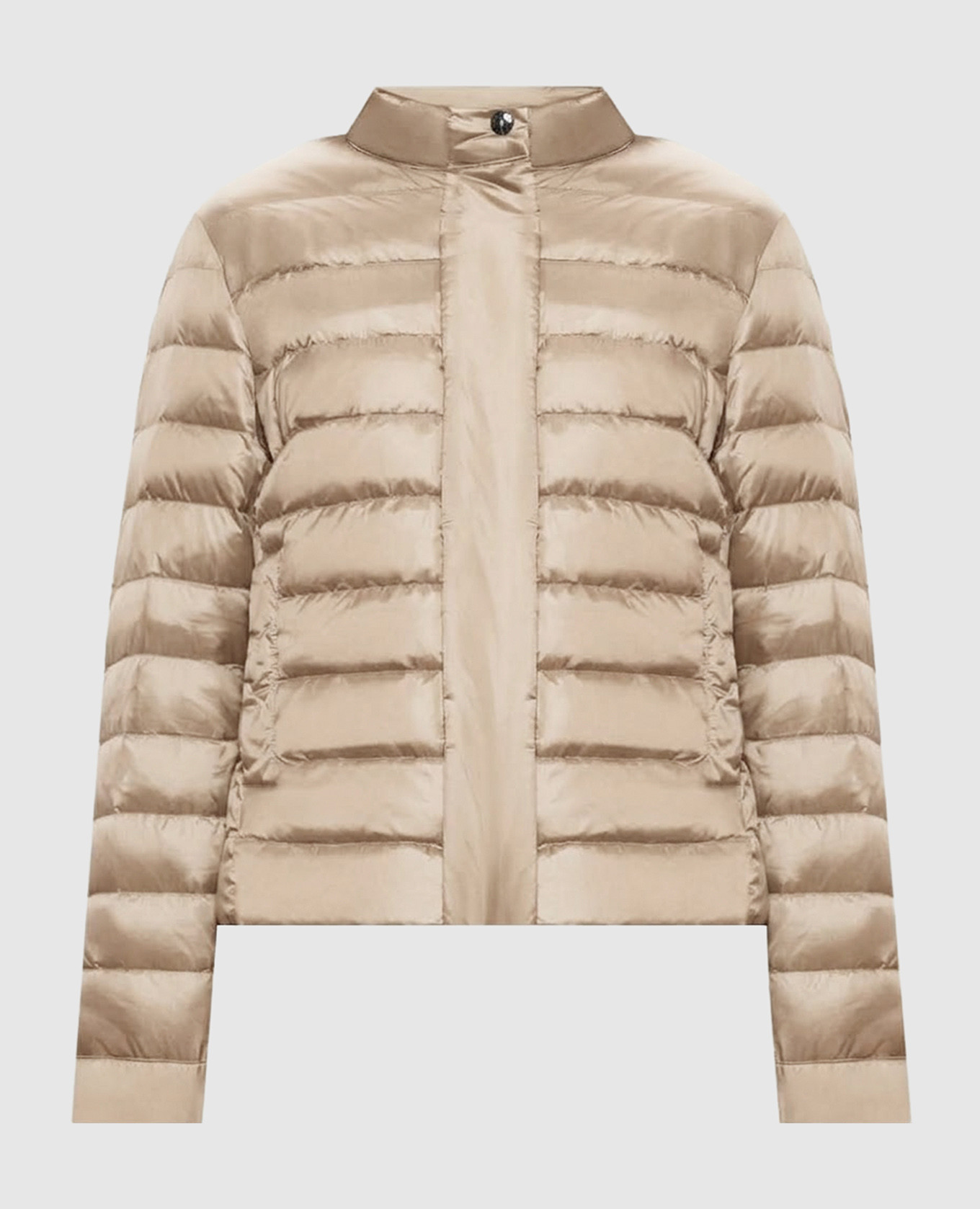 Beige down jacket