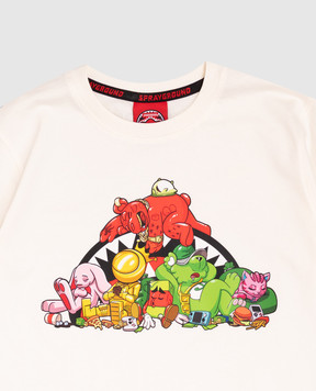 Sprayground Sleepy Spray Squad Kids T-Shirt Ivory SPY1536IVO